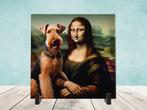 Keramische tegel - Mona Lisa met Airedale Terrier, Verzenden, Nieuw