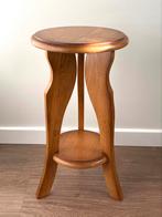 Vintage Plantentafeltje Eiken-Hout Amsterdamse School Stijl, Ophalen