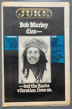 BOB MARLEY Tribute 1981 Australisch Tijdschrift JUKE Cure, Cd's en Dvd's, Cd's | Reggae en Ska, Gebruikt, Ophalen of Verzenden