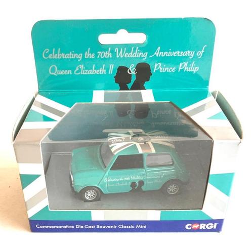Classic Mini The Royal 70th Wedding Corgi CC82108., Hobby en Vrije tijd, Modelauto's | Overige schalen, Zo goed als nieuw, Auto
