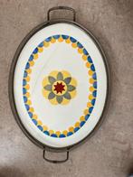 Vintage Dienblad met Bloemmotief, Ophalen
