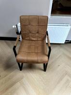 4x Eetstoelen Model 'Two' in Cognac en Antraciet, Ophalen, Gebruikt, Bruin, Metaal