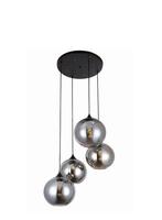 Eric Kuster Style Quattro Buns Smoking Glass - 4 lichts rond, Ophalen, 50 tot 75 cm, Eric Kuster style, Nieuw