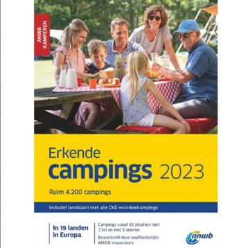 ANWB Erkende campings 2023 - nieuw - beschikbaar voor biedingen