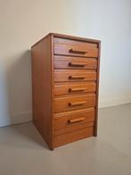 Vintage Ladekast Documentenkastje, Huis en Inrichting, Kasten | Ladekasten, Ophalen of Verzenden, 25 tot 50 cm, Minder dan 50 cm