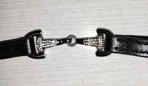 Riem met 3 paarden bitjes, glitter kristallen (nieuw!), Dieren en Toebehoren, Paardrijkleding, Nieuw, Dames, Overige typen, Overige soorten