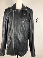 AIM Leren Jas  {mt: 38} 7197-28,2, Zwart, Overige maten, Ophalen of Verzenden, Zo goed als nieuw