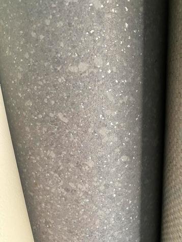 Vinyl grijs met glitter/spikkel op 2 mtr breed beschikbaar voor biedingen