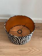 Zebra Lampenkap, Huis en Inrichting, Lampen | Lampenkappen, Gebruikt, Zwart, Rond, Ophalen of Verzenden