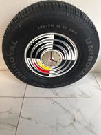 Unieke Wandklok van Autoband, Huis en Inrichting, Ophalen of Verzenden, Zo goed als nieuw, Analoog, Wandklok