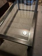 Salontafel van glas, Ophalen, 100 tot 150 cm, 50 tot 100 cm, Glas