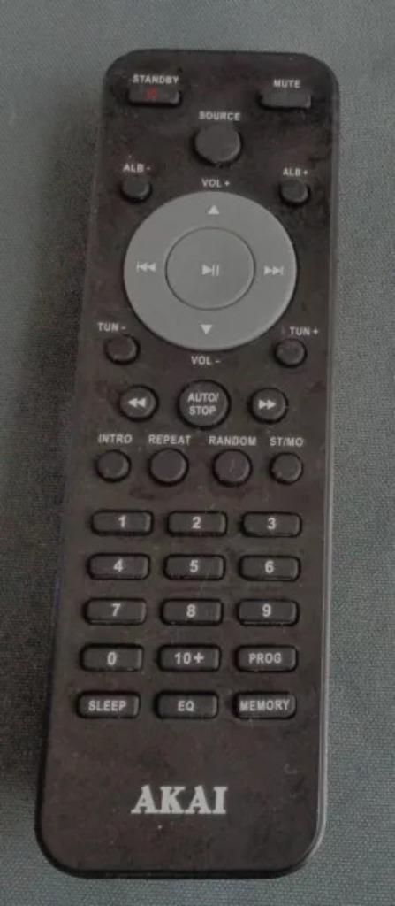 AKAI afstandsbediening remote control universeel OK, Audio, Tv en Foto, Afstandsbedieningen, Zo goed als nieuw, Verzenden