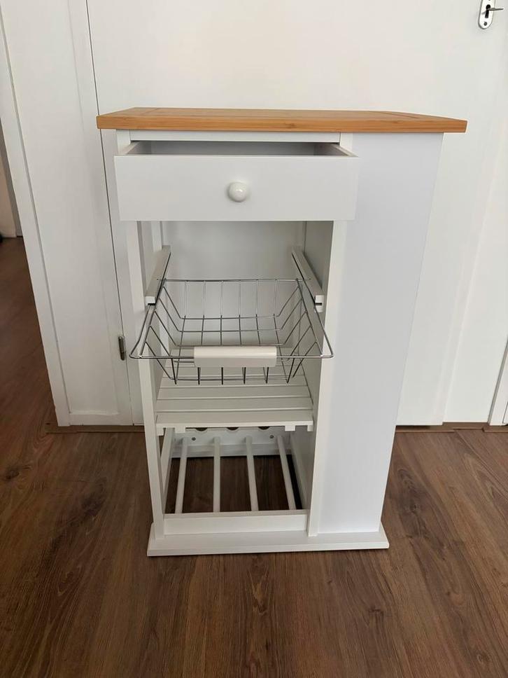 Keuken Trolley - Handig en Stijlvol!, Huis en Inrichting, Keuken | Keukenelementen, Zo goed als nieuw, Minder dan 100 cm, 50 tot 100 cm