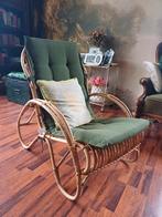 Vintage Rohe Bamboe Stoel - Jaren 70 Design, Gebruikt, Bruin, Vintage, Riet of Rotan