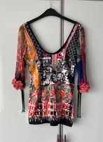 Nieuw Save The Queen XL top shirt L print Voile mouwen, Maat 42/44 (L), Nieuw, Korte mouw, Groen