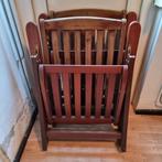 Houten inklapbare stoelen - set van 2, Ophalen, Gebruikt, Twee, Bruin