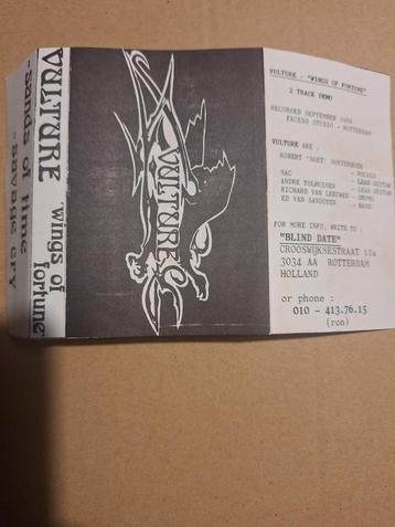 Vulture: Wings of fortune demo tape gesigneerd  beschikbaar voor biedingen