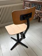 Bureau/Atelier stoel industrieel, Huis en Inrichting, Stoelen, Gebruikt, Bruin, Ophalen of Verzenden, Eén