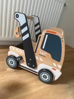 Houten Loopauto Sleepwagen, Ophalen, Zo goed als nieuw, Auto, Met wieltjes