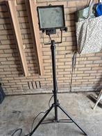 Bouwlamp met Statief, Doe-het-zelf en Verbouw, Bouwverlichting, Ophalen, Gebruikt, Lamp met armatuur, Met statief