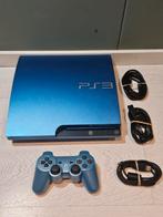 Sony PlayStation 3 Slim Splash Blue - 320GB, 320 GB, Ophalen of Verzenden, Zo goed als nieuw, Met 1 controller