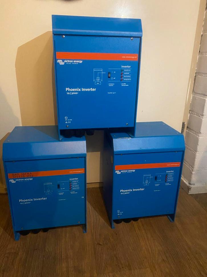 Victron Phoenix Inverter 12V 3000VA - Gebruikt, Caravans en Kamperen, Camper-accessoires, Ophalen of Verzenden