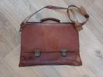 Lederen A4 (laptop)tas, Ophalen of Verzenden, Gebruikt, Bruin, Leer