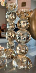 Richmond candle holder luster set champagne amber, Ophalen, Overige materialen, 25 tot 50 cm, Nieuw