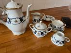 Antique Reichenbach echt kobalt coffee set made in gdr, Ophalen