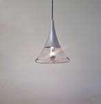 Space Age glazen hanglamp Glashutte Limburg 1960, Huis en Inrichting, Lampen | Hanglampen, Gebruikt, Ophalen of Verzenden, Glas
