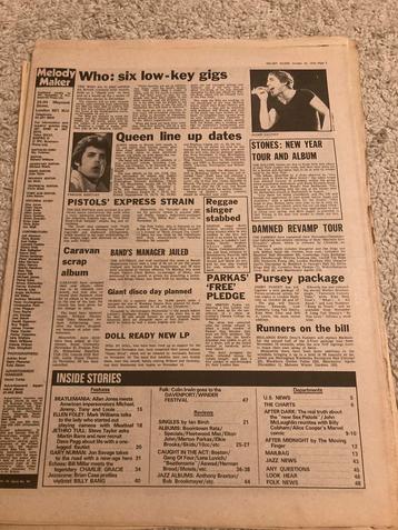 MELODY MAKER 1979 NIAGARA Ellen Foley GARY NUMAN beschikbaar voor biedingen