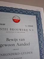 Aandeel brouwerij, Ophalen of Verzenden, Nieuw, Reclamebord, Plaat of Schild, Overige merken