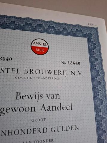 Aandeel brouwerij  beschikbaar voor biedingen