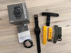 Garmin Fenix 5 47mm Slate Grey smartwatch horloge compleet, Ophalen of Verzenden, Gebruikt, Zwart, Android