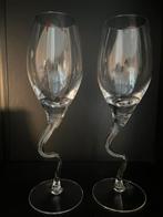 Set champagneglazen / wijnglazen, Ophalen of Verzenden, Zo goed als nieuw, Overige typen