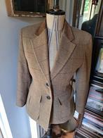 Camelkleur ruitmotief blazer Trussardi  40 (42), Ophalen of Verzenden, Gedragen, Maat 42/44 (L), Bruin