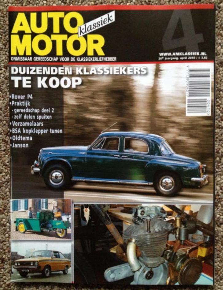 AMK: Rover P4, Janson, DAF 66 Marathon Coupe en Pony, Boeken, Auto's | Folders en Tijdschriften, Zo goed als nieuw, Algemeen, Ophalen of Verzenden