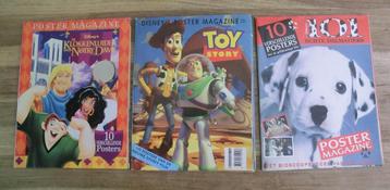 3 Disney poster magazine's  beschikbaar voor biedingen