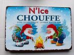 La Chouffe bord kerst 30 bij 20, Ophalen of Verzenden, Reclamebord, Plaat of Schild, Overige merken