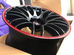 Tenzo R Type-M Mat zwart rood - 19" x 8.5J 10.5J 5x114.3, Ophalen of Verzenden