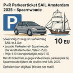 Te koop: parkeerticket voor SAIL-In  20 augustus 2025