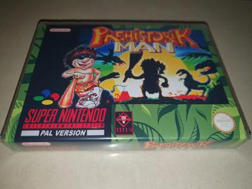 Prehistorik Man SNES Game Case beschikbaar voor biedingen