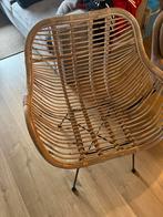 4 rotan stoelen kunnen ook buiten, Huis en Inrichting, Stoelen, Ophalen of Verzenden, Zo goed als nieuw, Bruin, Eén