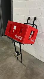 Fietsenrek met Coca-Cola krat, Ophalen