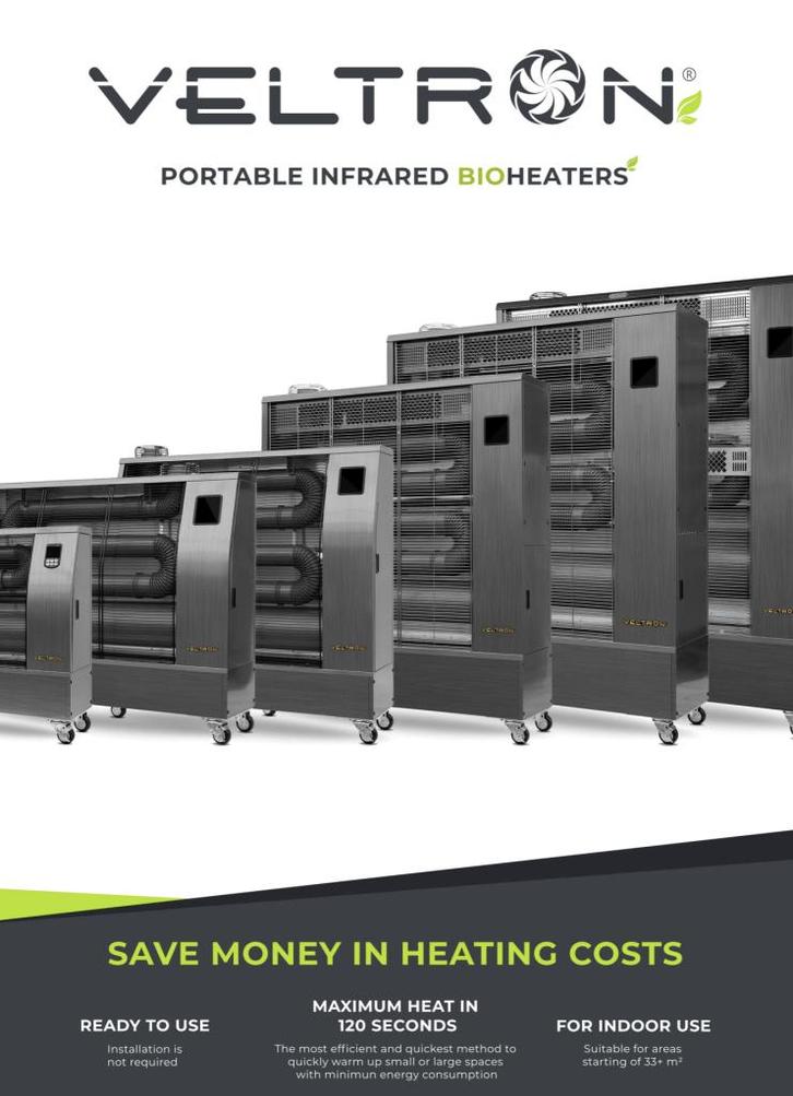 Veltron  Infraroodkachel 10-58 KW 24MND Garantie|Wifi, Doe-het-zelf en Verbouw, Verwarming en Radiatoren, Nieuw, Kachel, 800 watt of meer