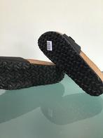 GRATIS VERZENDEN | BIRKENSTOCK Nieuwe zwarte slippers 41, Slippers, Verzenden, Zwart, Nieuw