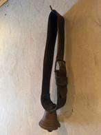 Antieke Koebel met Lederen Riem, Ophalen of Verzenden, Brons