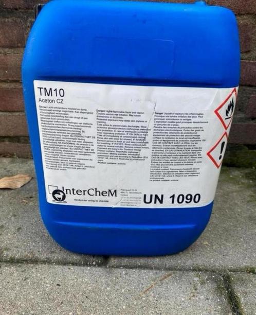 4 x 10 l aceton, Doe-het-zelf en Verbouw, Verf, Beits en Lak, Nieuw, Verf, Wit, Ophalen