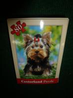 NIEUW Castorland puzzel Hondje zwart met bruin 80 stukjes, Ophalen of Verzenden, Meer dan 50 stukjes, Nieuw, 6 jaar of ouder