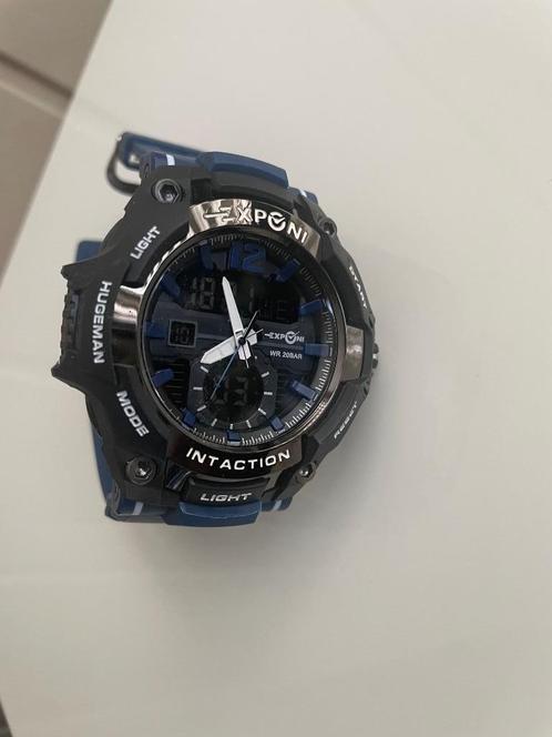 Digitale/analoge horloge breedte 6 cm, Sieraden, Tassen en Uiterlijk, Horloges | Heren, Zo goed als nieuw, Polshorloge, Overige merken